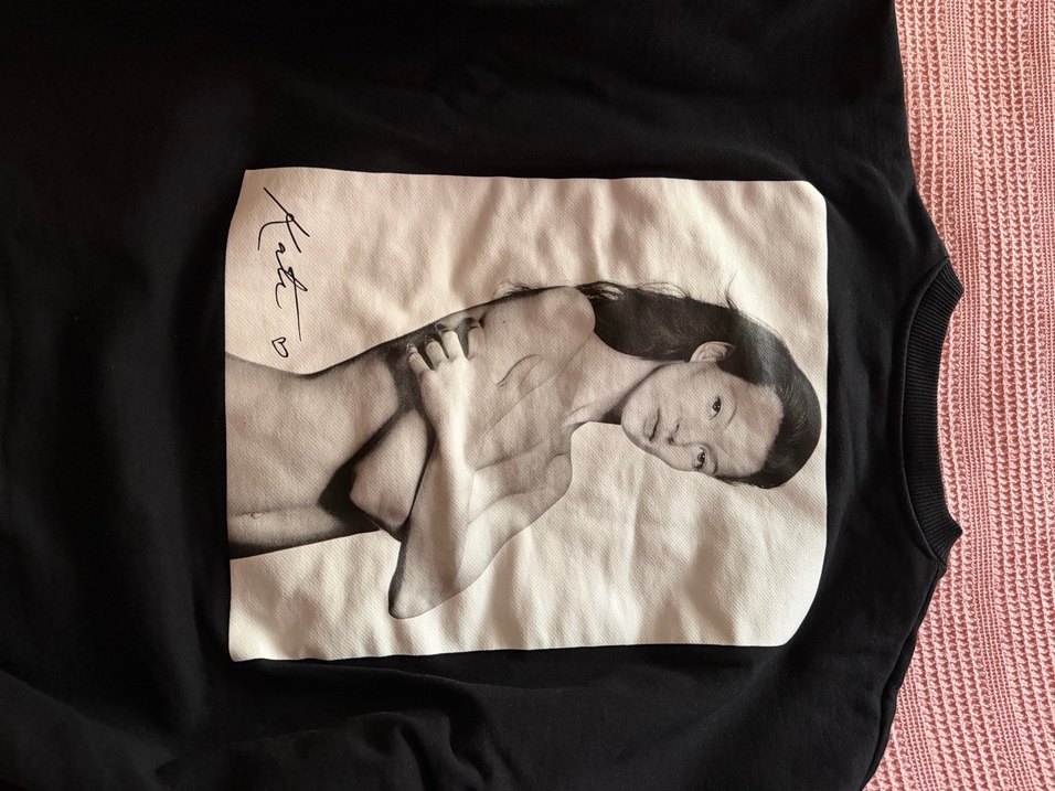 Siyah Kadın Sweatshirt Kate Moss Zara serisi - Görsel 2