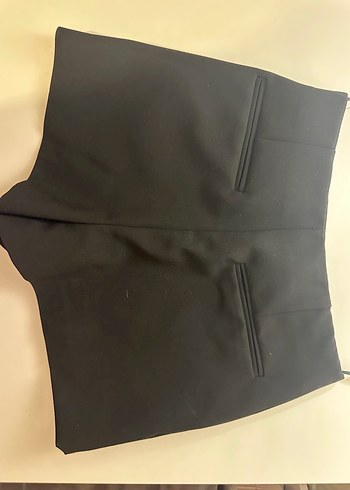 Zara Siyah Mini şort etek zara giyilmemiş