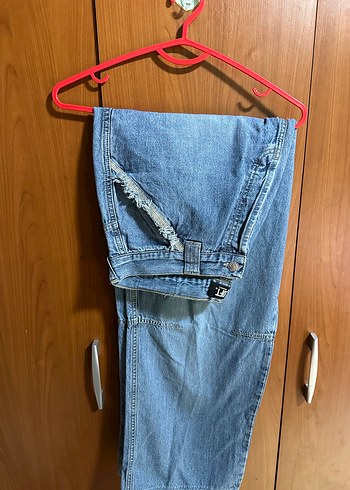 Loft Acik Mavi Rahat Denim Jean