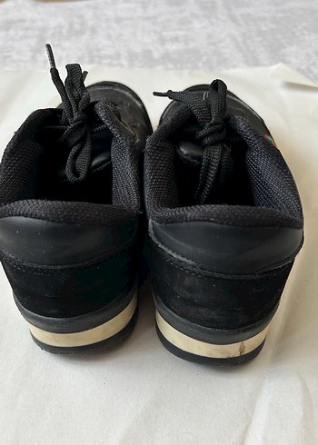 Diğer Nakışlı Siyah Çocuk Spor Ayakkabı