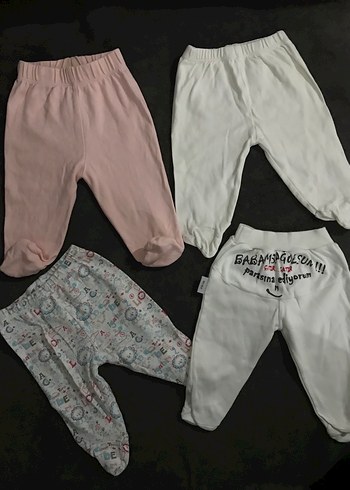 Kız Bebek Pamuklu Rahat Kesim Pantolonlar - Görsel 2