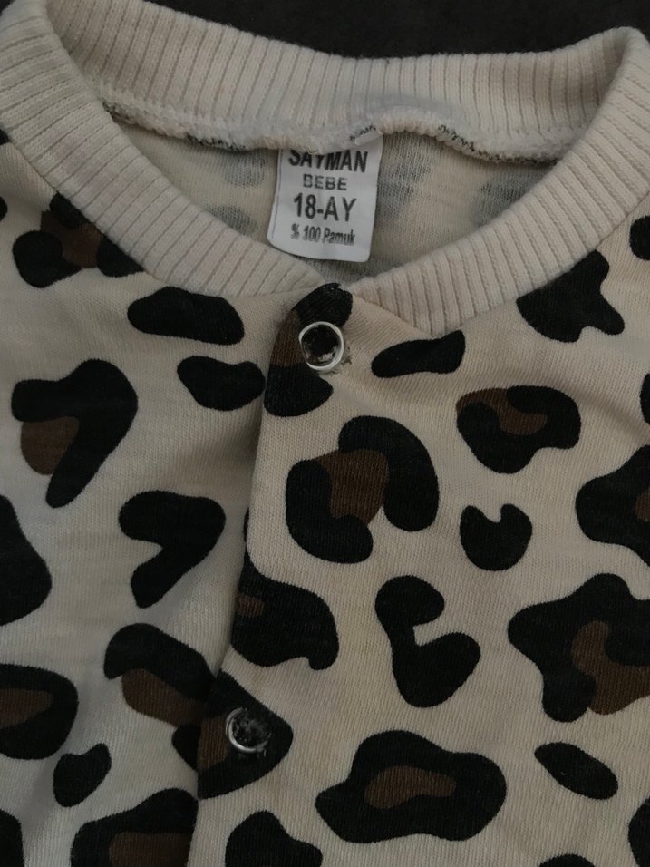 Leopar Desenli Bebek Takım - Görsel 4