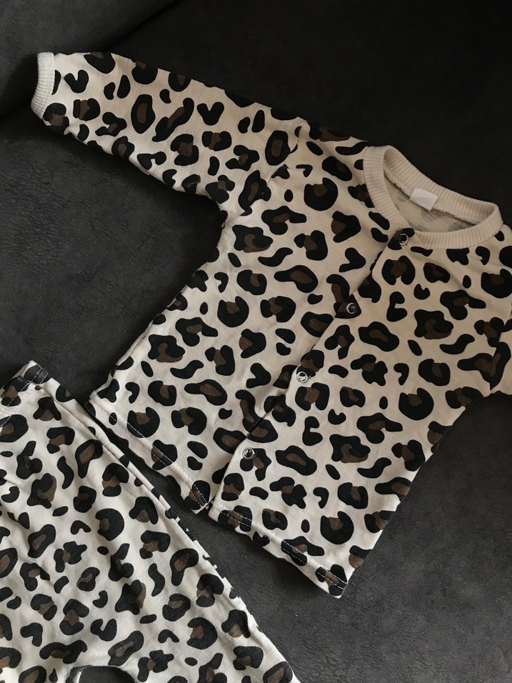 Leopar Desenli Bebek Takım - Görsel 2
