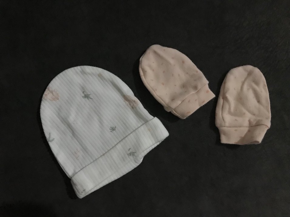 Bebek Kız Uzun Kollu Beyaz Takım - Görsel 4