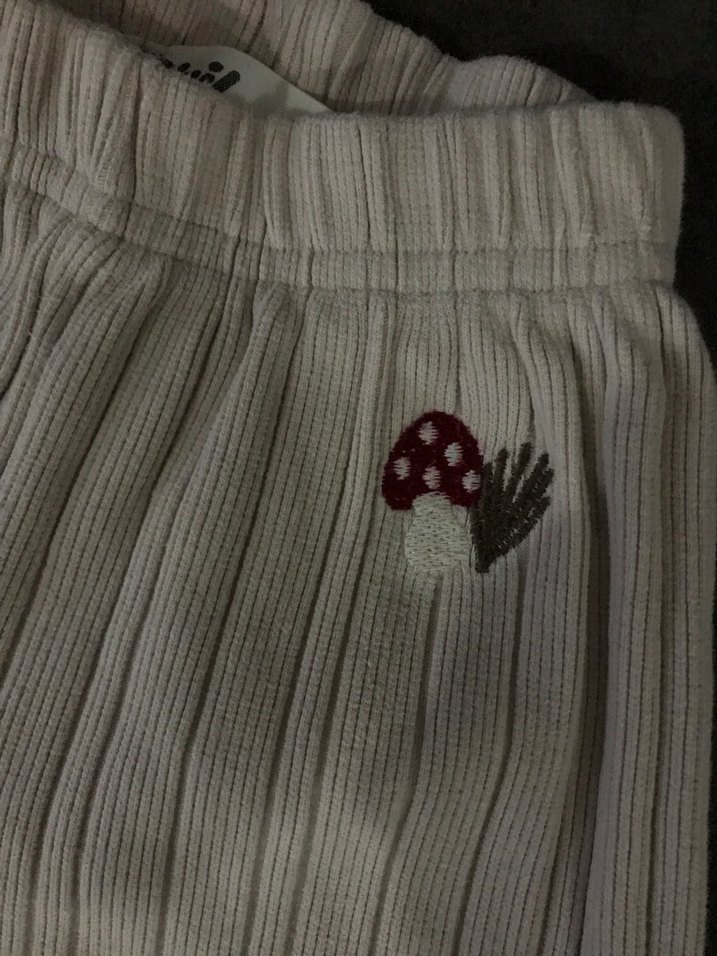 Civil Kız Bebek Bej Pilili Pamuk Pantolon - Görsel 3