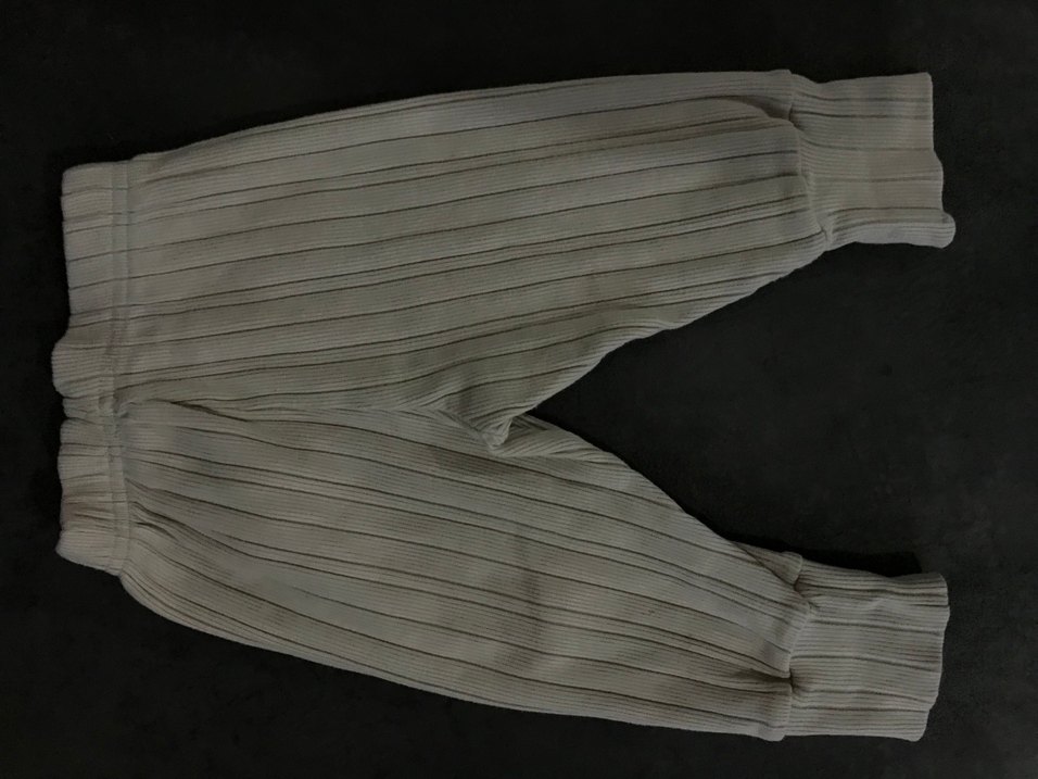 Civil Kız Bebek Bej Pilili Pamuk Pantolon - Görsel 2