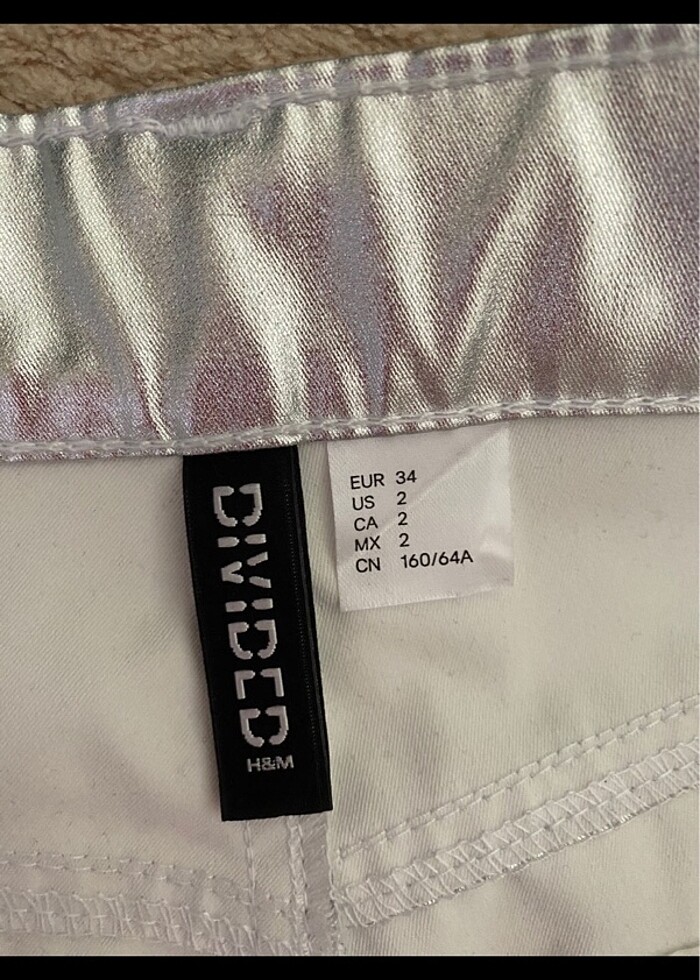H&m metalik pantolon - Görsel 2