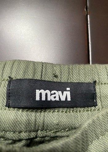 32 Beden Kadın haki yeşil mavi pantolon