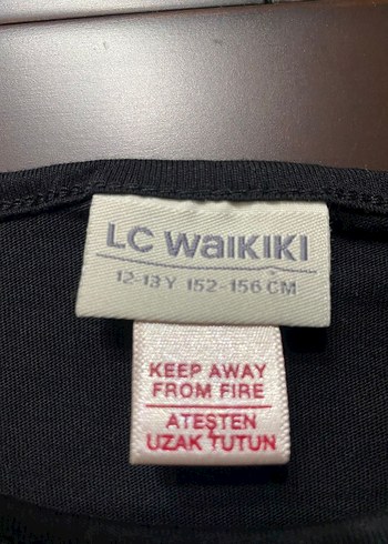 LC Waikiki Kız Çocuk Payetli Kolsuz Siyah Atlet