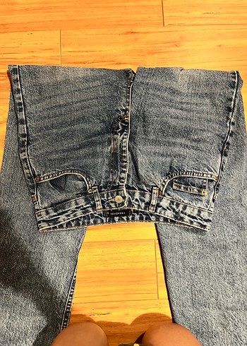 36 Beden mavi Renk Gri Mavi Kadın Denim Jean
