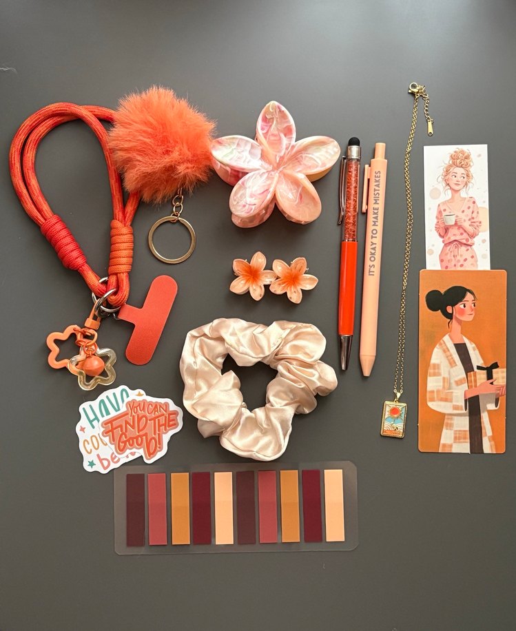 Turuncu Renkli Aksesuar Hediye Kutusu - Görsel 2