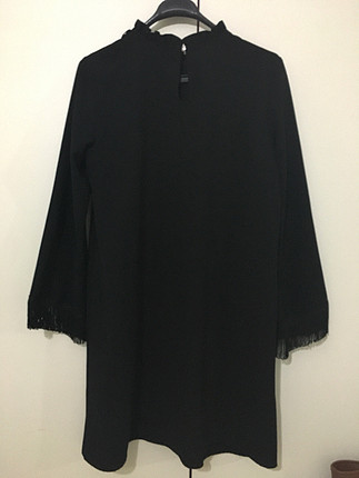 42 Beden siyah Renk Koton elbise