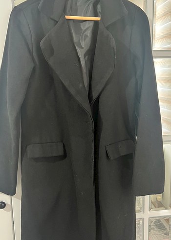 Sevde Uğur Siyah Klasik Kesim Kaban - Görsel 2