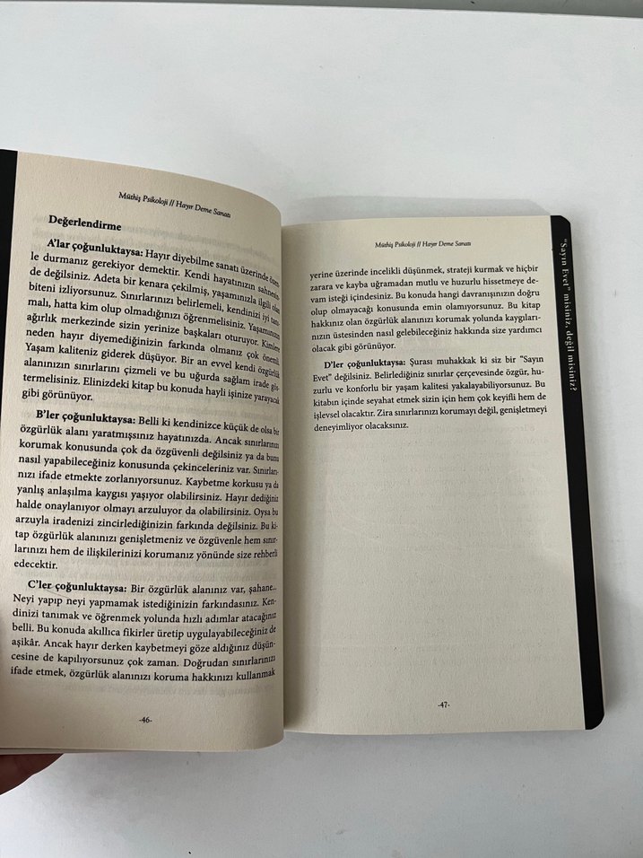 Müthiş Psikoloji - Hayır Diyebilme Sanatı Kitabı - Görsel 2