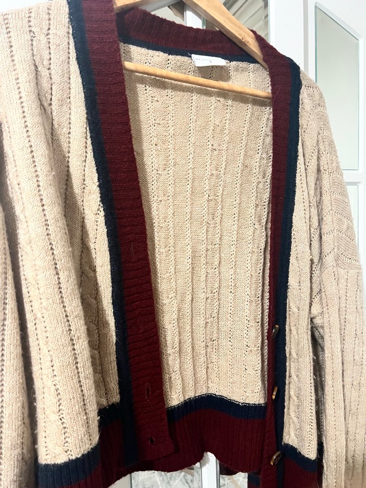 US. Polo Uzun Kol Triko Kadın Hırka - Görsel 2