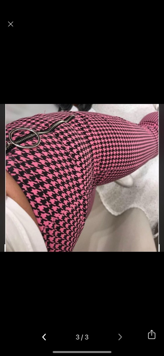 Kemer Detaylı Mini Deri Pantolon - Görsel 3