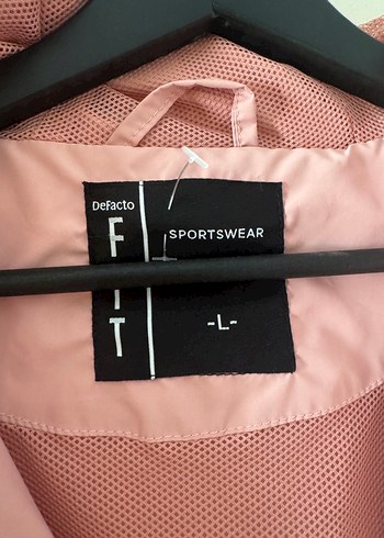 Pastel Pembe Kadın Spor Ceket - Görsel 3