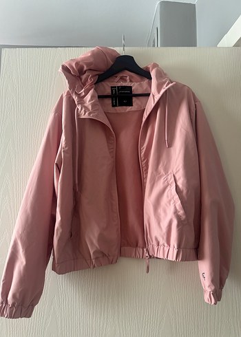 Pastel Pembe Kadın Spor Ceket - Görsel 2