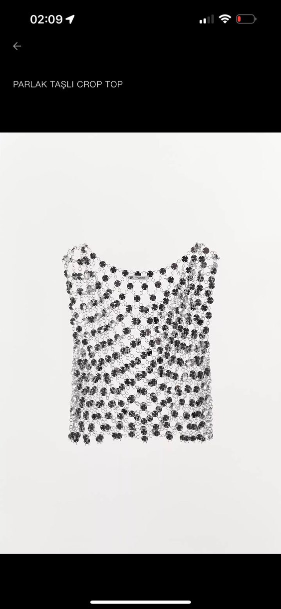 Parlak Zincir Detaylı Kadın Vücut Zinciri - Görsel 3