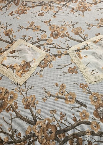 vintage 50 senelik masa örtüsü takımı - Görsel 4