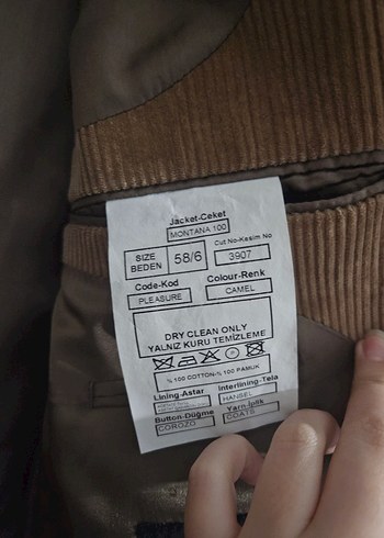 Altimod Kahverengi kadife Erkek Ceket - Görsel 5