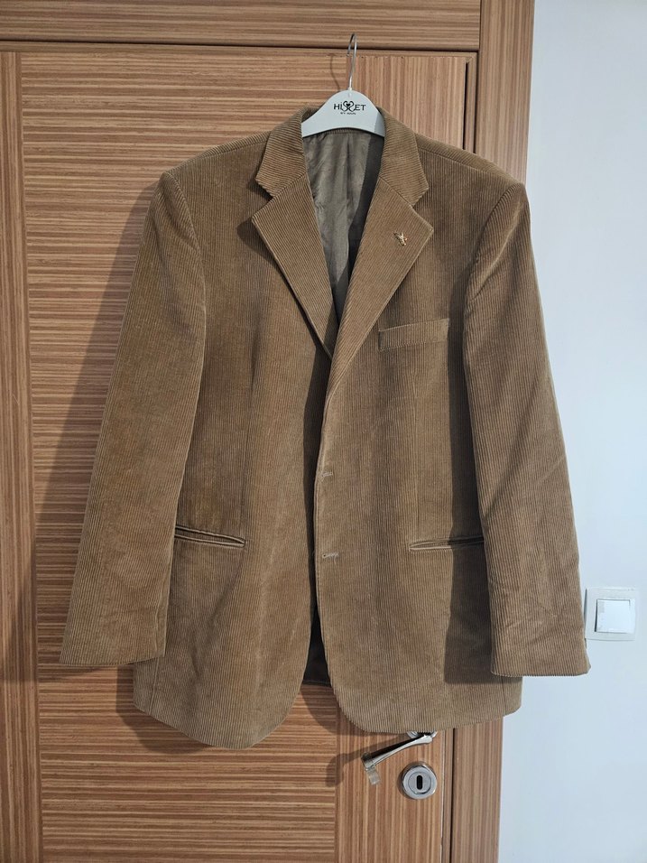 Altimod Kahverengi kadife Erkek Ceket - Görsel 2