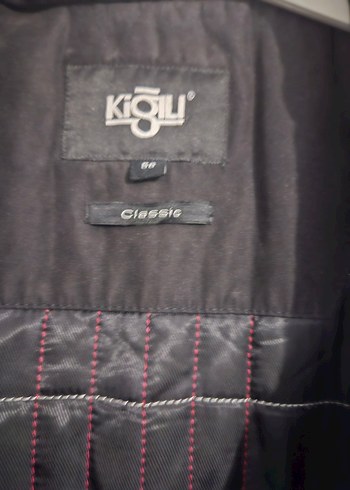 KIĞILI SİYAH ERKEK KABAN - Görsel 3