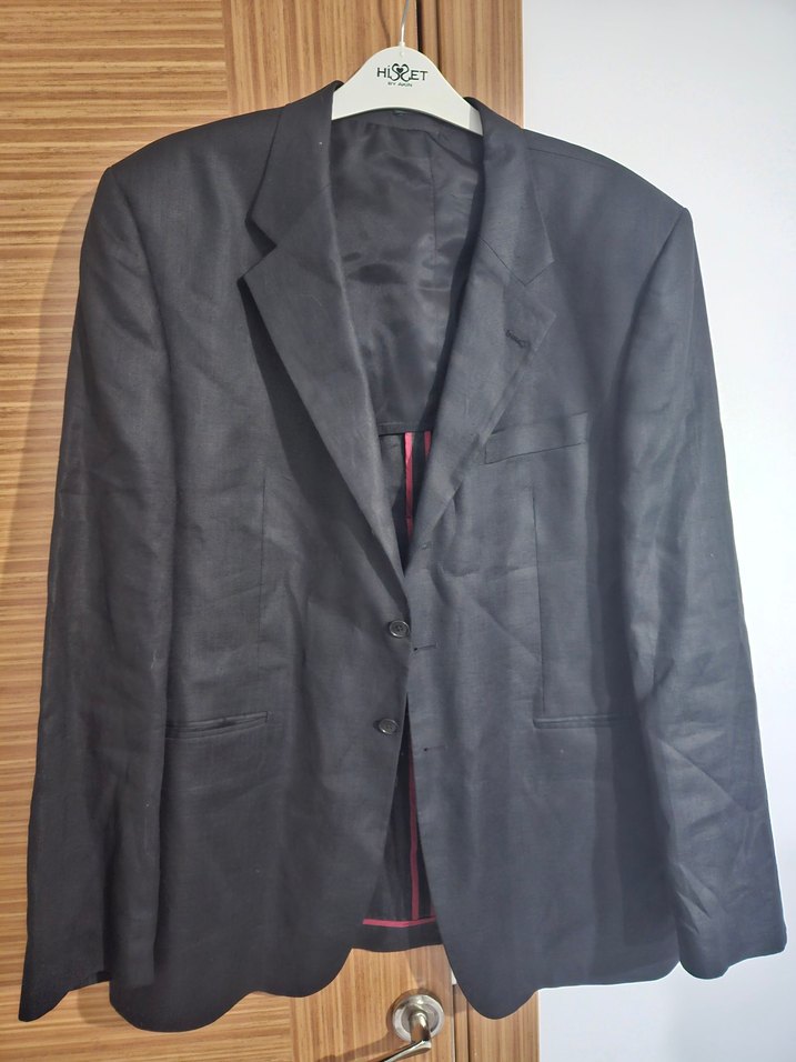 siyah Erkek Ofis Ceketi - Görsel 2