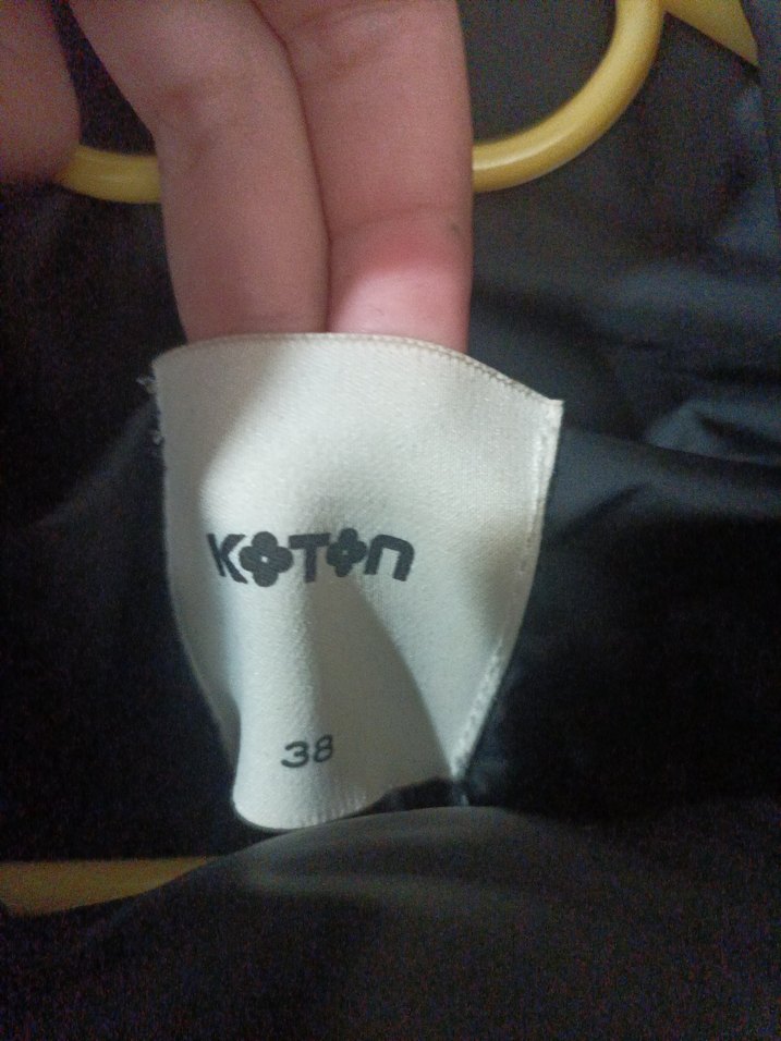 Düğmeli Siyah Kadın Uzun Kışlık Mont - Görsel 4