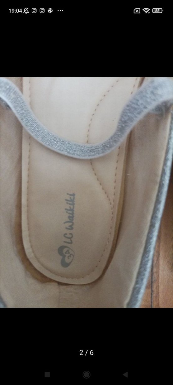 Kız Çocuk Gri Fiyonk Detaylı Babet - Görsel 3