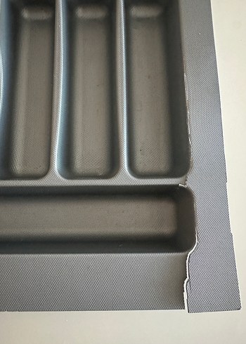 Nakışlı Vintage Kırmızı Supla ve çekmece içi kaşıklık - Görsel 4