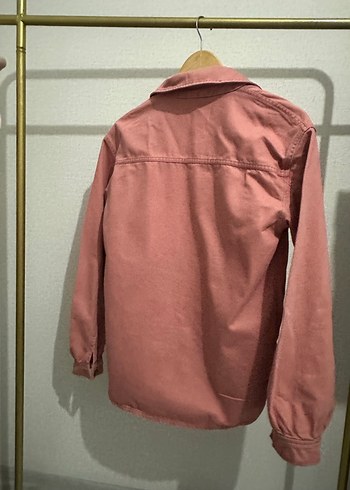 H&M Düğmeli Pembe Kadın Gömlek - Görsel 2