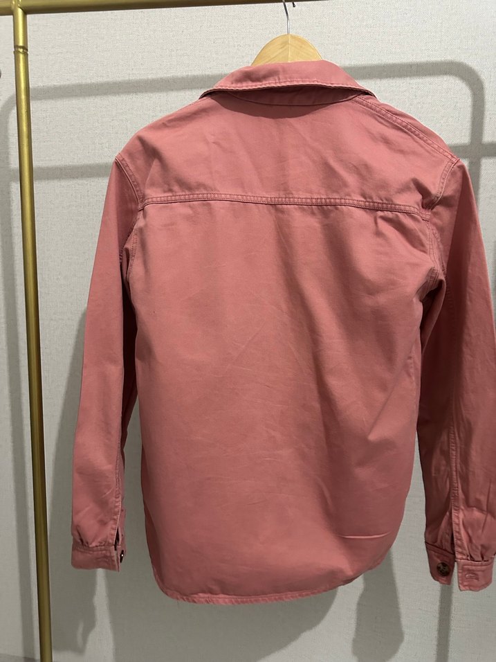 H&M Düğmeli Pembe Kadın Gömlek - Görsel 3