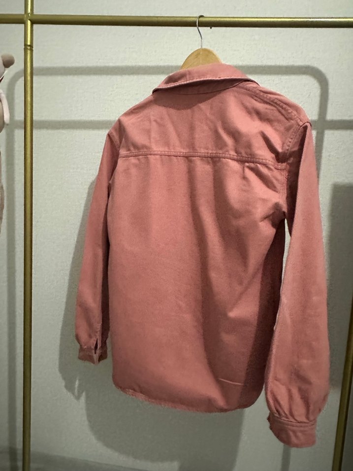 H&M Düğmeli Pembe Kadın Gömlek - Görsel 2
