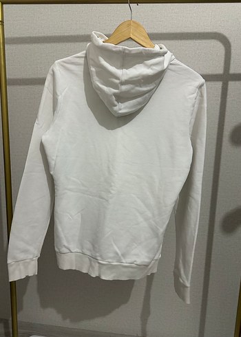 Beyaz PUMA Kapüşonlu Sweatshirt - Görsel 3