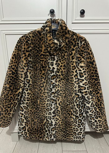 Only marka Leopar Desenli Kadın Suni Kürk - Görsel 3