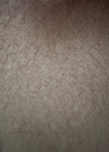 Toz Pembe buklet kumaş  Midi Kadın Kaban, Kürklü Detaylı - Görsel 3