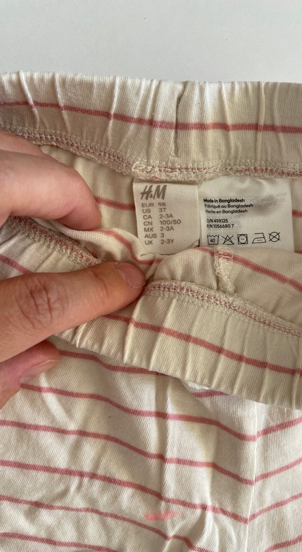 Çizgili Fırfırlı  Mini Şort - Görsel 3