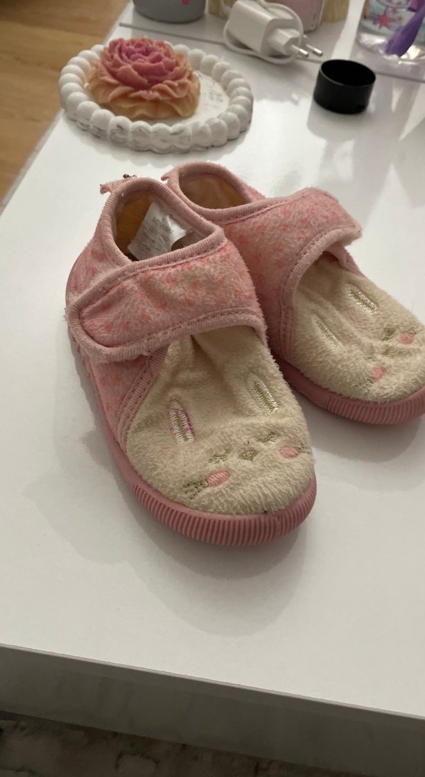 Kız Çocuk Pembe Sıcak Ev Terliği - Görsel 2