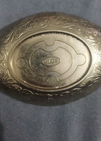 gümüşRenkli Yılan Desenli Tepsi - Görsel 2