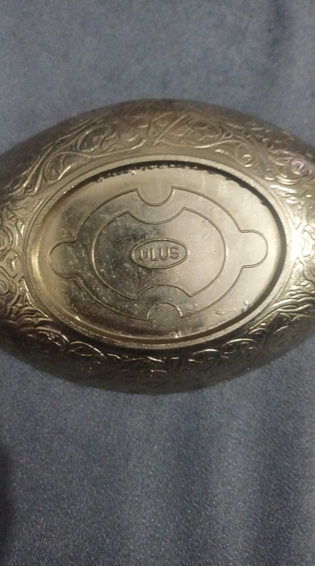 gümüşRenkli Yılan Desenli Tepsi - Görsel 2