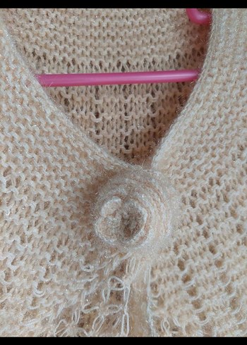 krem rengi çeyiz şalı - Görsel 2