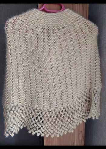 krem rengi çeyiz şalı - Görsel 3