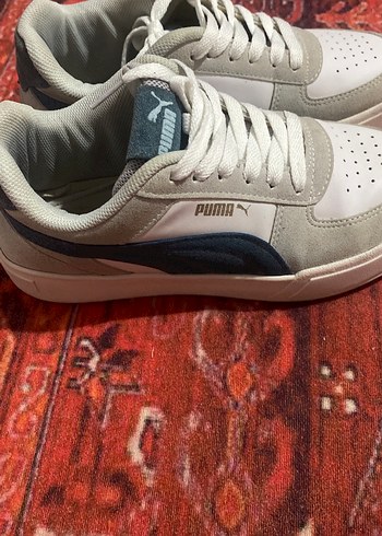 Puma Beyaz Mavi Kadın Spor Ayakkabı - Görsel 4