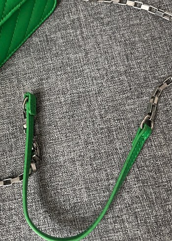 Beden Bershka Yeşil Suni Deri Çanta
