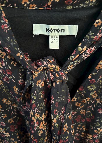 Çiçek Desenli Uzun Elbise - Görsel 3