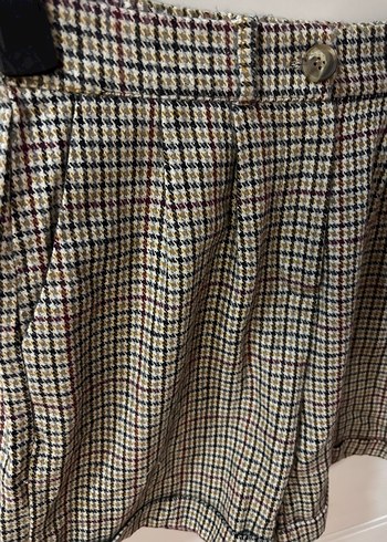 Ekoseli Şort - Görsel 2