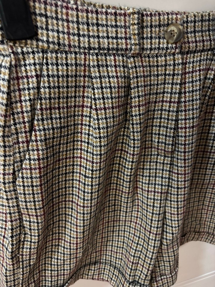 Ekoseli Şort - Görsel 2