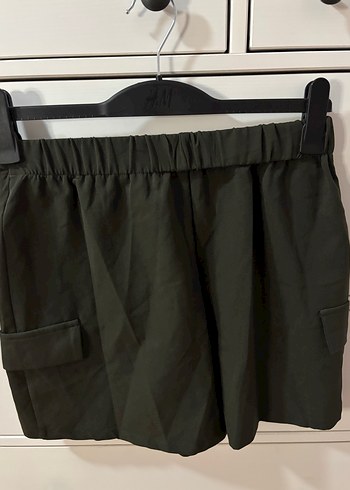 Haki Şort Etek - Görsel 3