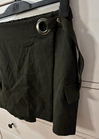 Haki Şort Etek - Görsel 2